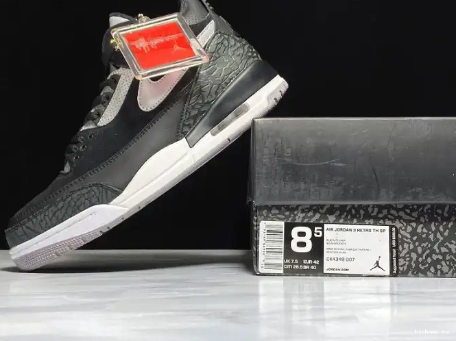 Rep MAX Tinker Air Black CK4348-007 Cement 3 Jordan Grey 0430